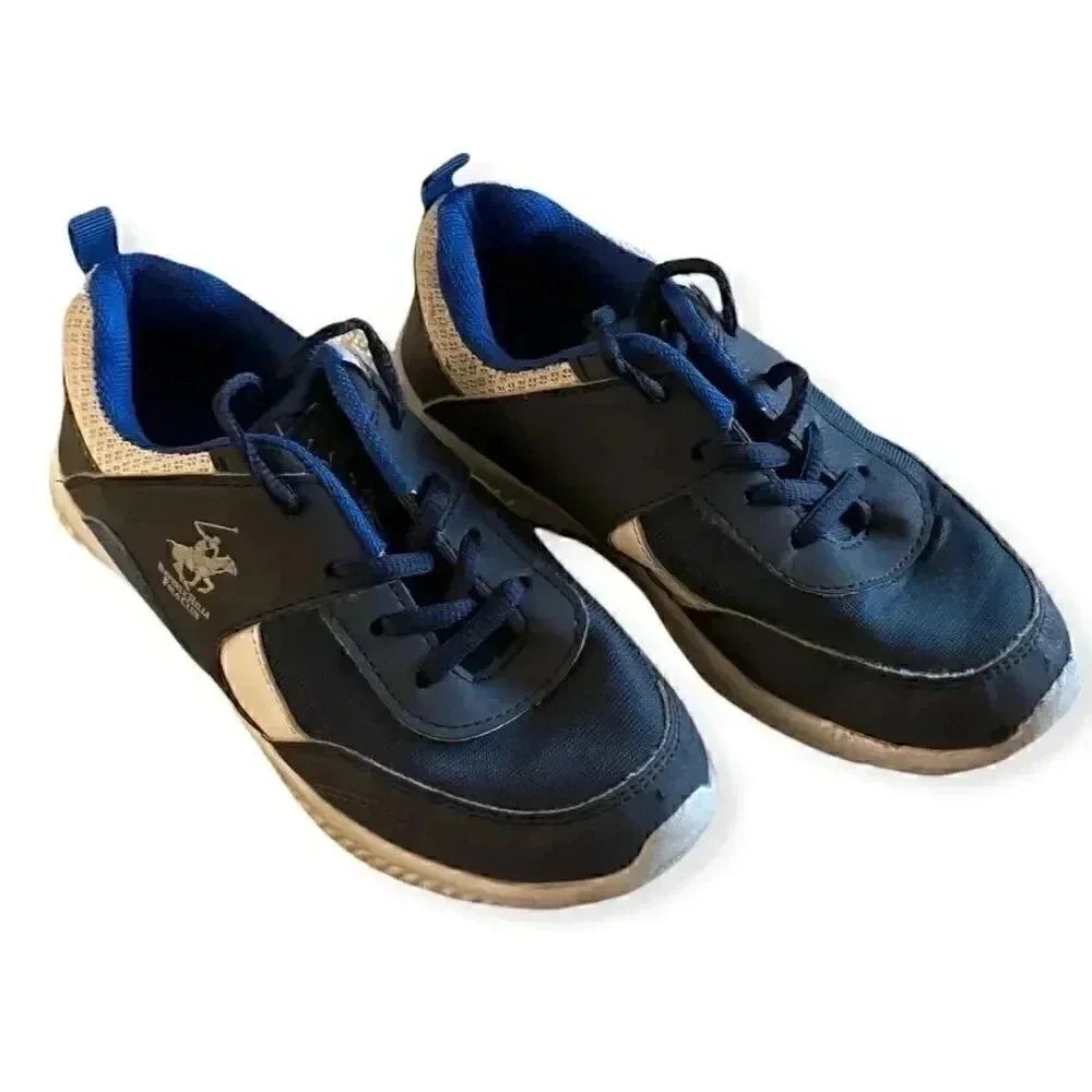 EUC BOYS' BEVERLY HILLS POLO CLUB KIDS LACE-UP SNEAKERS